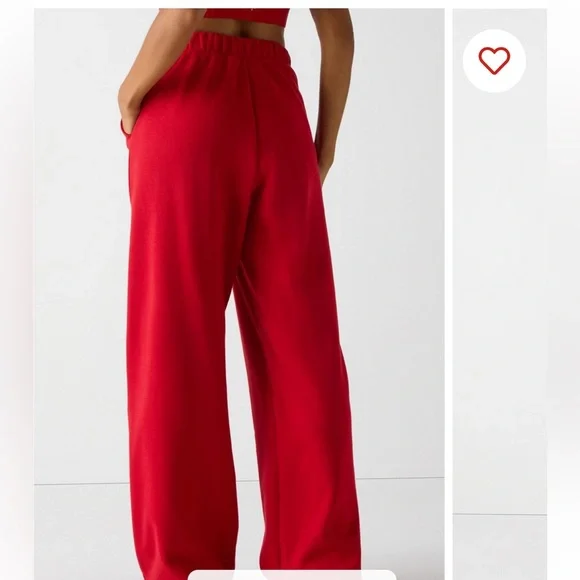 NEW Fabletics Cozy Fleece Sweat Set: Hoodie & Wide Leg Sweatpants - Picture 6 of 12